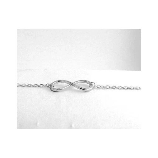 Catena Infinito Argento corpo ventre ombelico vita collana Danza Donna Spiaggia - Immagine 4 di 4