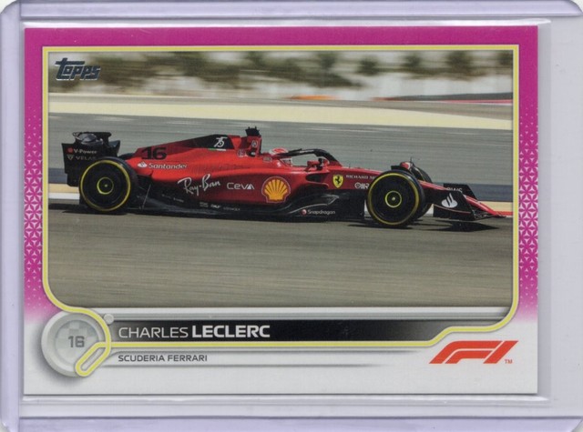 2022 Topps Formula 1 - F1 Cars Charles Leclerc #117 Fuchsia 044/150
