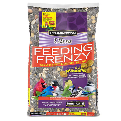 Pennington Feeding Frenzy Wild Bird Seed Mix Suet Nuggets 2.5-lb