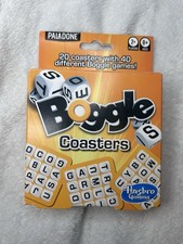 Boggle Coasters Paladone 2+ Players 8+ Hasbro Gaming Word Game Family Fun Travel