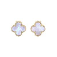 Van Cleef & Arpels Vintage Alhambra Earring 18K Yellow Gold VCARA44100