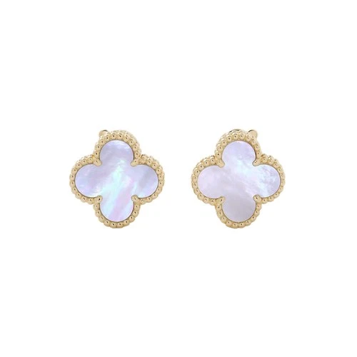 Van Cleef & Arpels Vintage Alhambra Earring 18K Yellow Gold VCARA44100