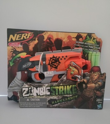 Nerf A4325 Zombie Strike Hammershot Blaster unopened