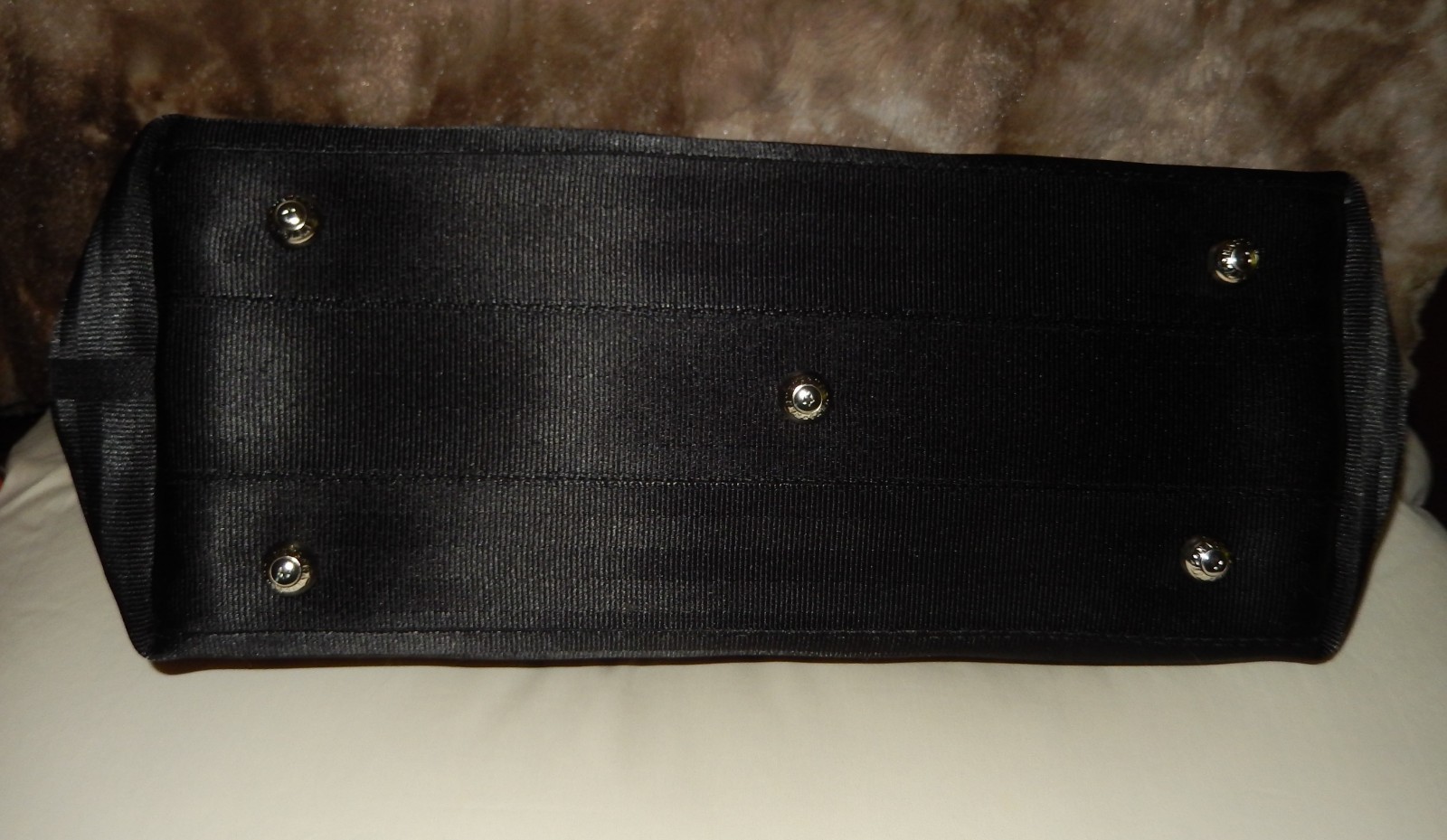 Harveys seatbelt bag black and white animal print satchel new