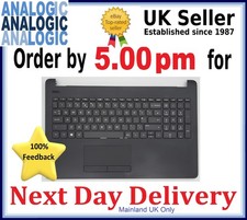 Compatible For HP 15-BS643TU Palmrest Top Case Cover UK Keyboard Trackpad New