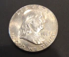 1963 Franklin Silver Half Dollar 90% Silver