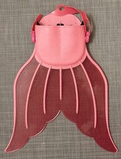 Fin Mermaid Swim Fin Monofin Pink Youth Kids Swimming Mermaid Tail Fin Flipper S