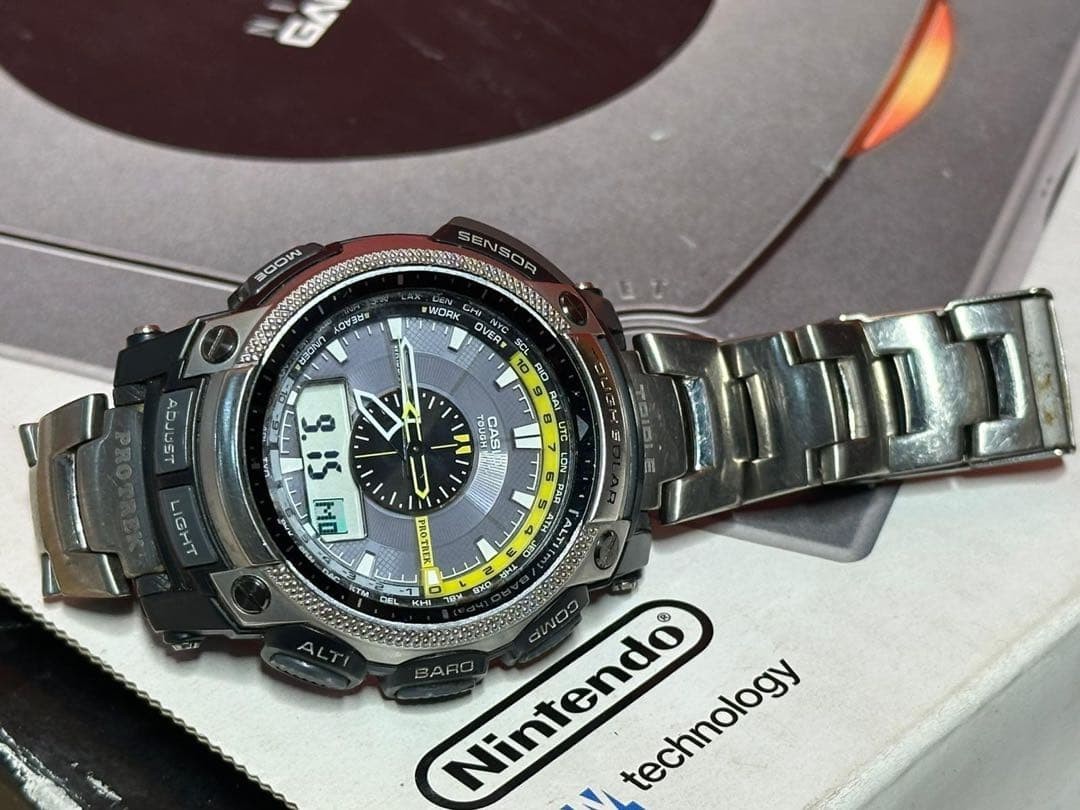 CASIO Pro Trek PRW-5000T-7JF 5114 Tough Solar Multiband6 Analog