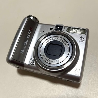 Canon PowerShot A570 IS kompakte Digitalkamera getestet funktionierender Verk...
