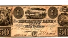 $50 "MECHANICS BANK" (GEORGIA) 1800'S $50 "MECHANICS  BANK" (AUGUSTA) CRISPY!!!!