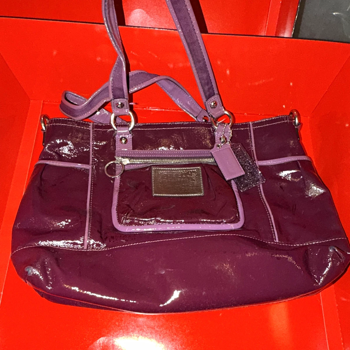 25+ Coach Poppy Patent Leather Bags & Handbags for Women for sale