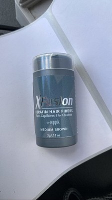 XFusion by Toppik Keratin Hair Fibers MEDIUM BROWN 3g / .11 oz