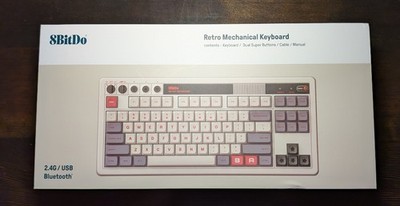 8BitDo Retro Mechanical Keyboard, Bluetooth/2.4G/USB-C