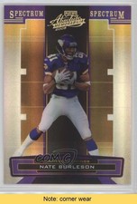 2005 Playoff Absolute Memorabilia Spectrum Gold 7/25 Nate Burleson #85 READ 0af