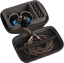 IEM Case for In-Ear Monitors, Headphones  Earbuds   EVA Travel Storage Bag for