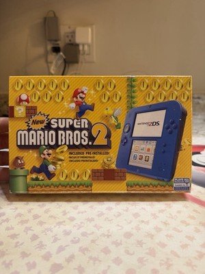 Nintendo 2DS Super Mario Bros. 2 Console Bundle - Electric Blue