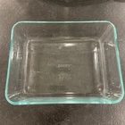 Pyrex Clear Glass Baking Dish #7211  6 Cup 1.5 Liters Made In USA Vintage