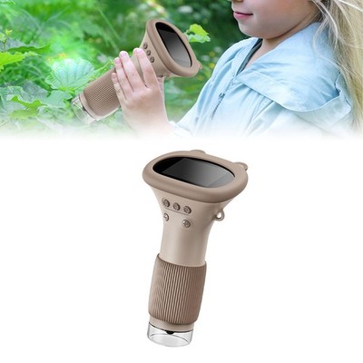 Kids Microscope 2in Digital 1000X Portable Pocket Mini Handheld Photo Video Came
