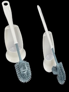 2 ER SET: ANTIBAKTERIELLE WC/TOILETTENBÜRSTE SCHMUCKJAGD