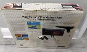 Sega Master System 3010-A With 4 Games, 2 Controllers, Light Phaser,Box TESTED
