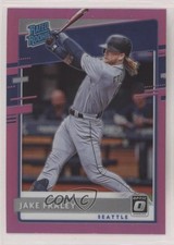 2020 Panini Donruss Optic Rated Rookies Retail Pink Prizm Jake Fraley #80 0w7