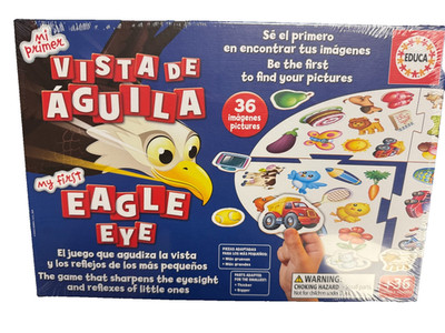 Educa My First Eagle Eye Game 36+ Months Kids Visual Reflex Matching Board Game