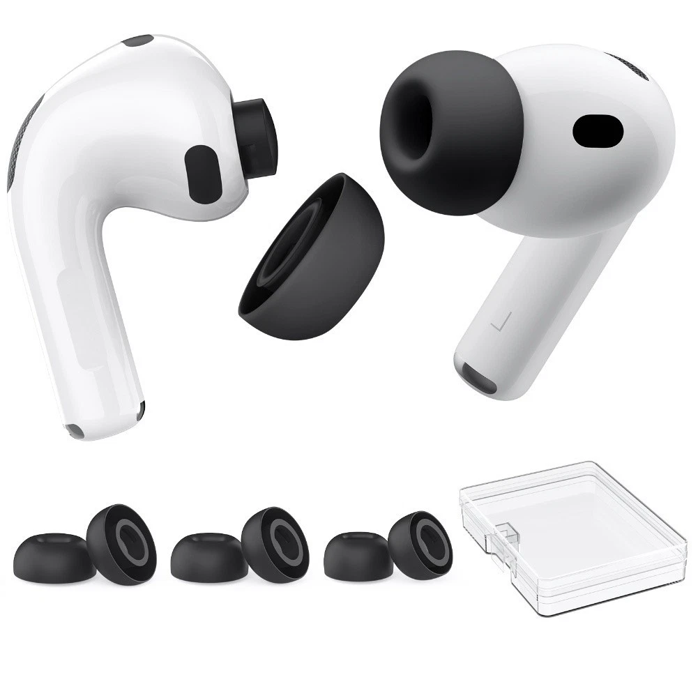 20pcs Black 6mm soft Silicone In-Ear Earphone cove... – Vicedeal
