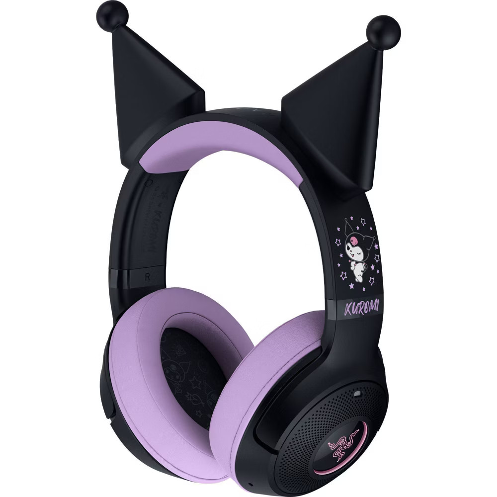 Razer Kraken BT Kitty Edition 猫耳ヘッドホン Razer Kraken Kitty V2 BT - Kuromi Edition Headset: Wireless Gaming