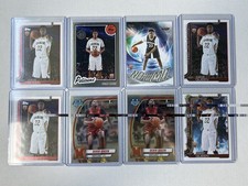 Derik Queen 8-Card Lot Bowman/Topps, Parallels, Inserts & Base Cards (RC’s)