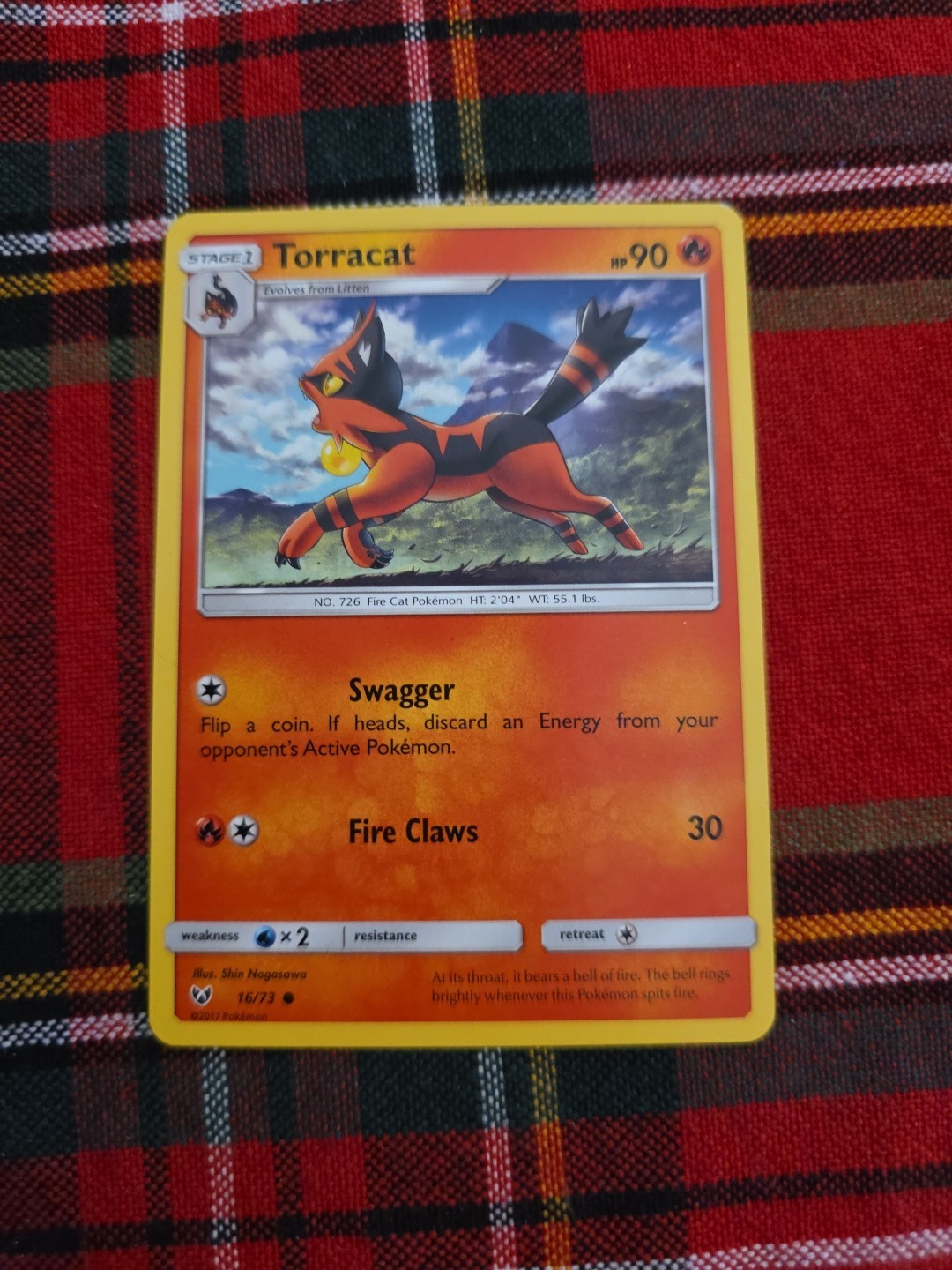 Pokemon Torracat (16/83) Shining Legends LP