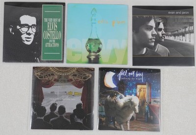Rock & Punk 5 CD Lot - Fall Out Boy, Elvis Costello, Eve's Plum, Evan & Jaron