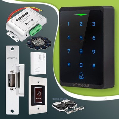 HOMSECUR IP66 APP WIFI RFID Access Control Set NO Strike Lock
