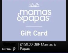 Mamas and Papas �150 Gift Card