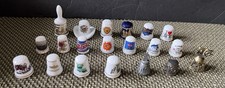Lot of (20) Decorative Travel Thimbles