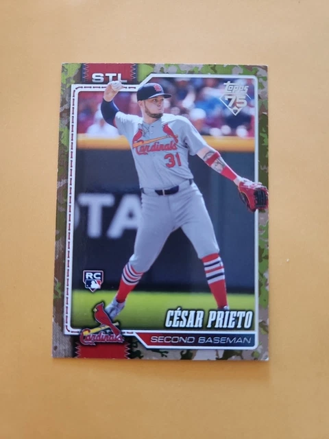 2026 Topps Series 1 Camo Cesar Prieto 17/25 #95