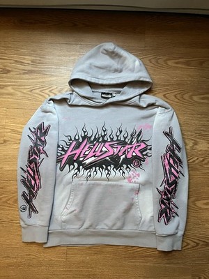 hell star ヘルスターパーカー Hell Star Flame Grey Hoodie | eBay