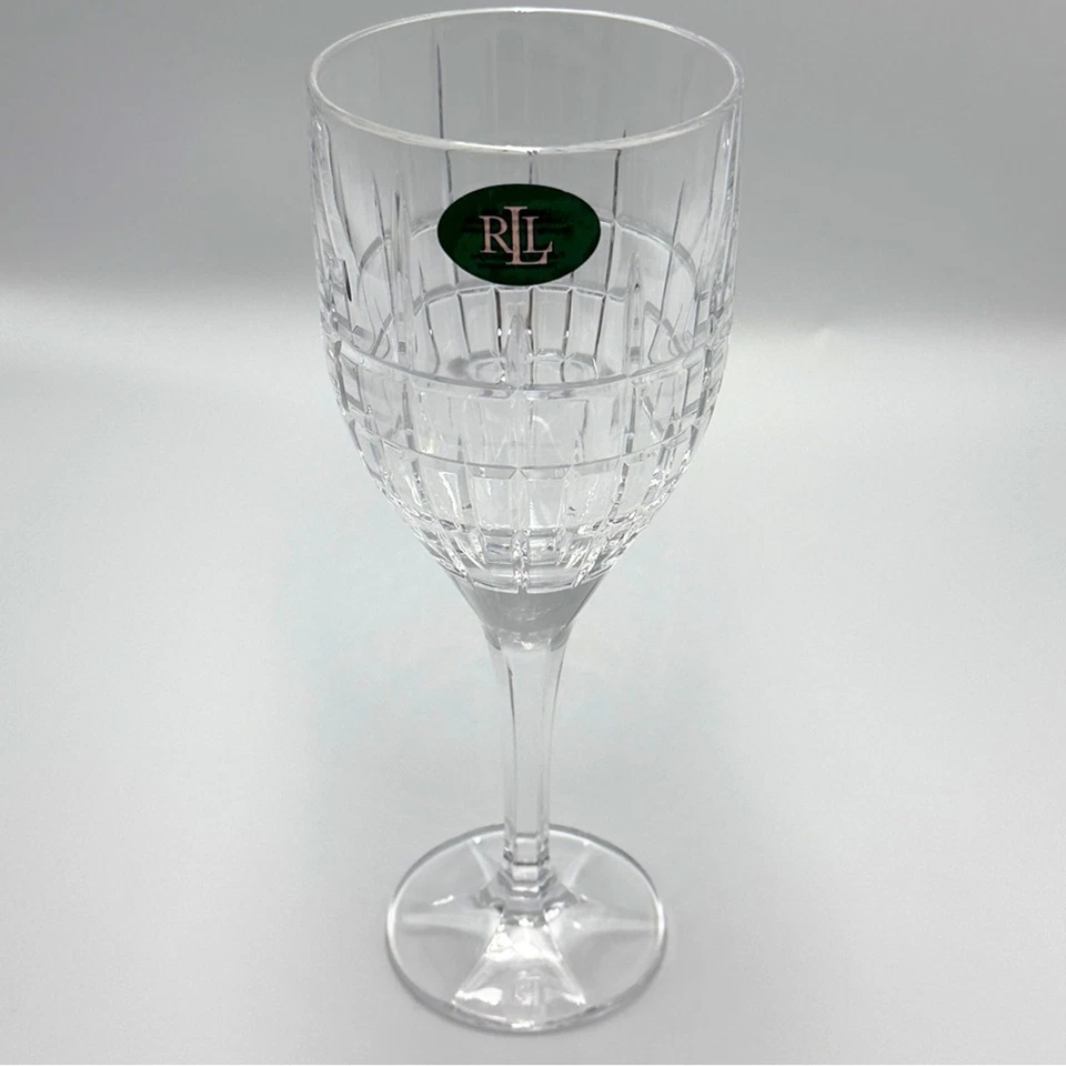 Nuevo Ralph Lauren Cóctel Fiesta Una Plomo Cristal Vino Copa Agua Alemania Foto 2 de 4