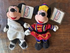 Disney Beanbag Plush Mickey Mouse Nutcracker  Toga HANG TAGS ATTACHED