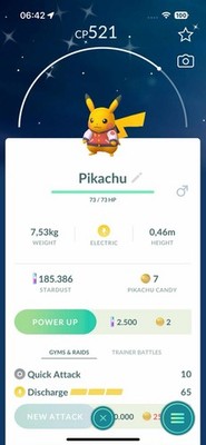 Pokémon Go! - 🎓Pikachu PH.D Trade Go! Rare Pokemon / Fast shipping (same day