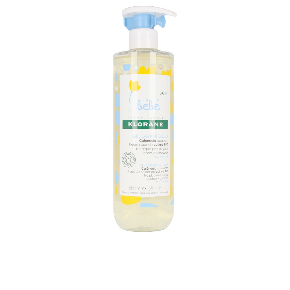 Klorane Ragazzo Giallo Gel Schiumogeno Detergente Delicato, 500 Ml, Bebe - Immagine 3