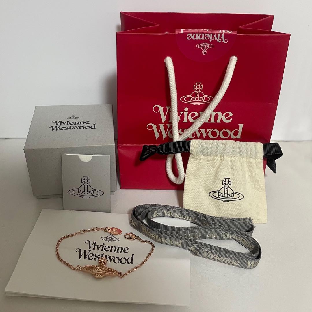 Vivienne Westwood MINI BAS RELIEF Bracelet Rose Gold | eBay