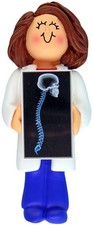 Chiropractor X-Ray Tech Female Brown Personal...