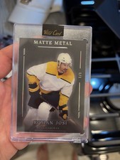 2026 Wild Card Matte Metal Roman Josi 1/1 Ice Hockey Trading Card
