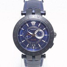 Versace V-Race Dual Time VEBV00419 Men's Quartz From Japan w0106