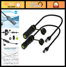Waterproof Ethernet Adapter for Starlink Gen 3  Mini, RJ45 Coupler 2 Pack 