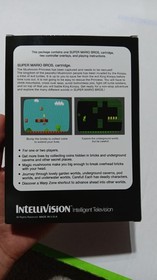 Super Mario Bros Mattel Intellivision Game System CIB