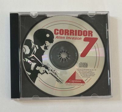Corridor 7: Alien Invasion (PC, 1994) Capstone IntraCorp w/Jewel Case