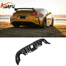 For 2009-2020 Nissan 370z Z34 Jdm L Style Shark Fin Rear Bumper Diffuser Valance