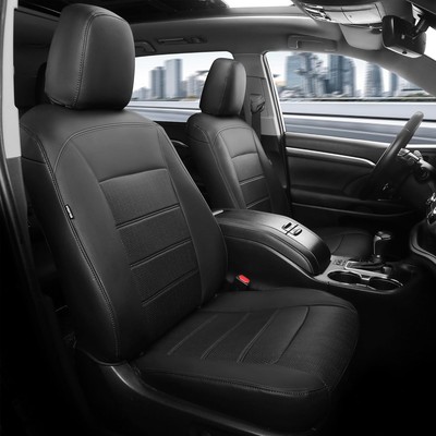 Seat Covers For Hyundai Tucson 2022-25 Full Cover Full Set Leather Black 2772