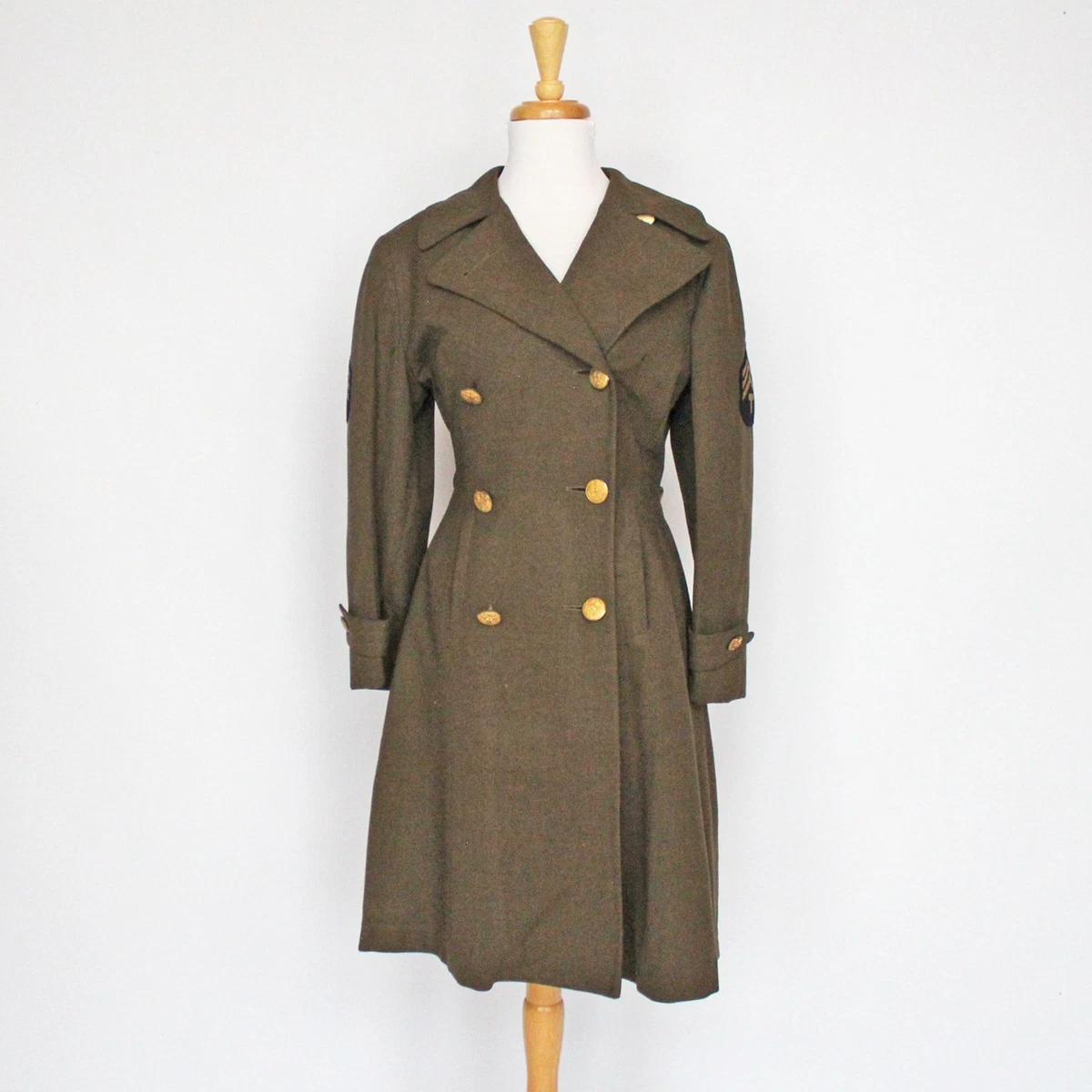 Army Trench Coat In Original Ww2 Collectible Us Uniforms for sale